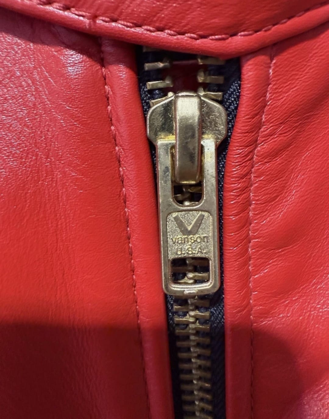 Vanson Leather Mike Hailwood Tribute Jacket Size 46(XL) thumbnail 3