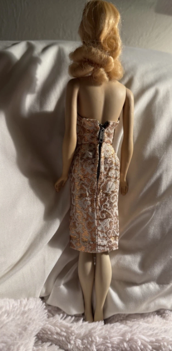 Vintage Barbie #3 Blonde Ponytail (1960) – Golden Girl Dress #911 thumbnail 16