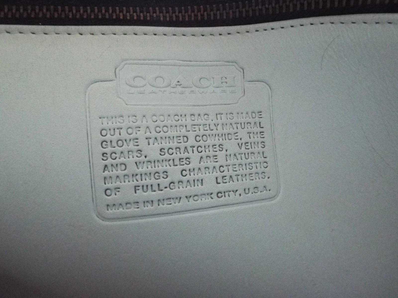 Vintage Bonnie Cashin Coach 1970's Leather Shoulder Bag NYC USA Rare White 70's thumbnail 9