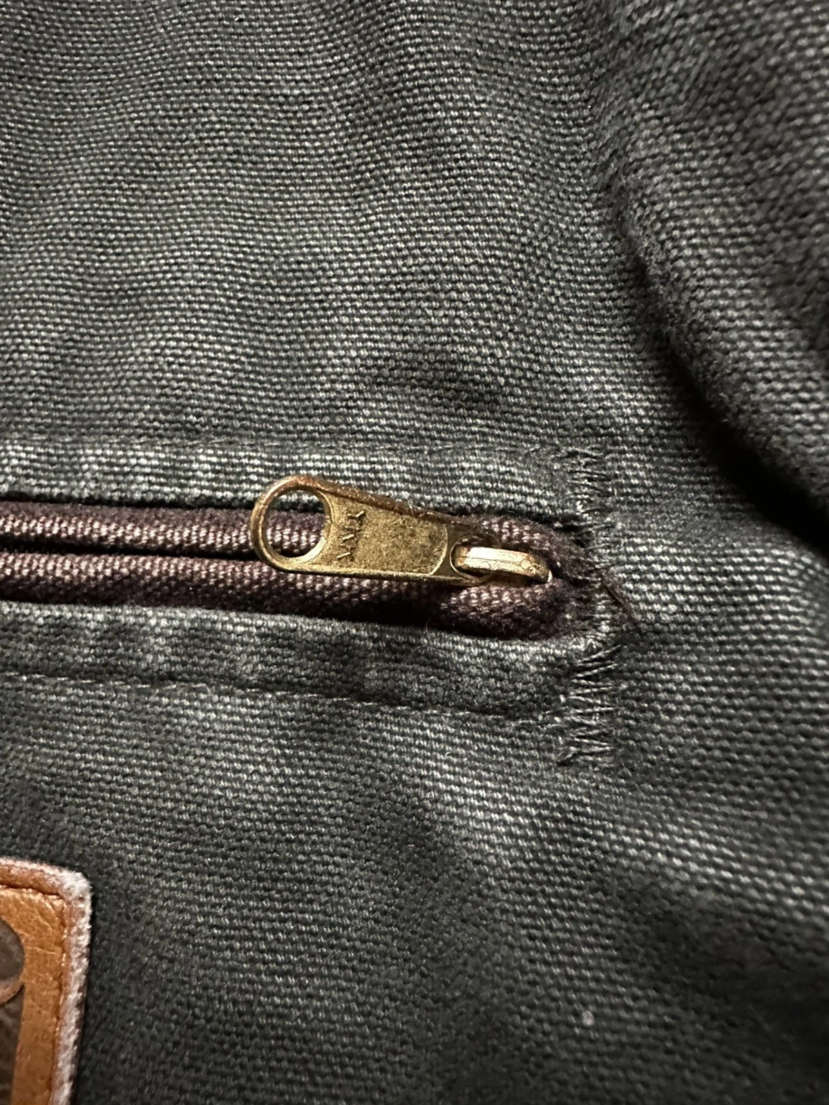 Vintage Carhartt DETROIT J97 MOS Moss Green Jacket Size Small thumbnail 6