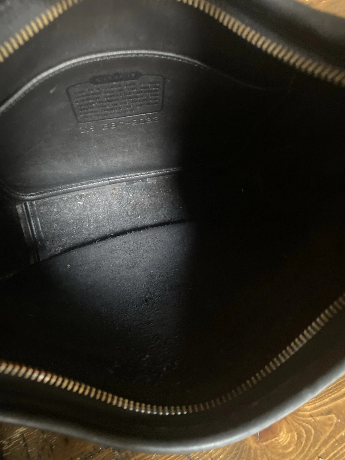 Vintage Coach Ergo 9033 Black Leather Shoulder Bag, VGUC thumbnail 8