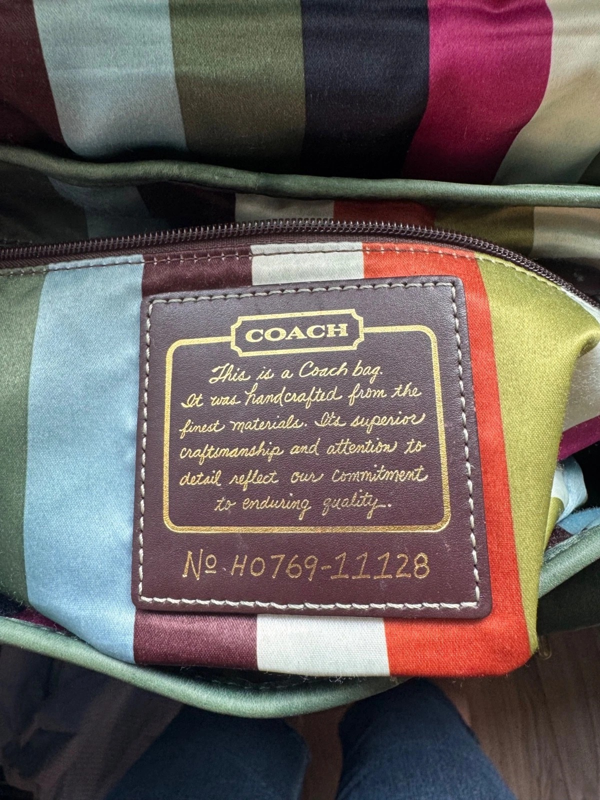 Vintage Coach Leigh Special Edition 11128 65th thumbnail 5