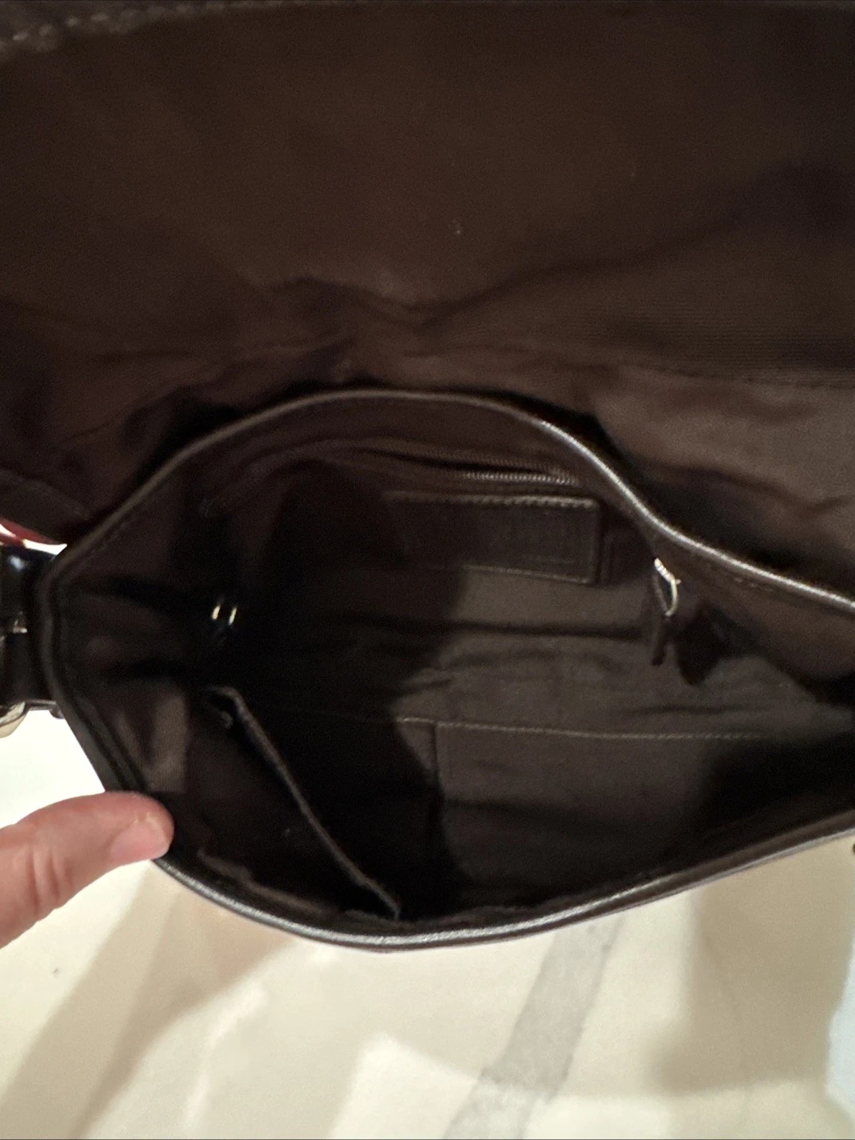 Vintage Coach SoHo Signature Flap Buckle Shoulder Bag/ Purse Brown thumbnail 2