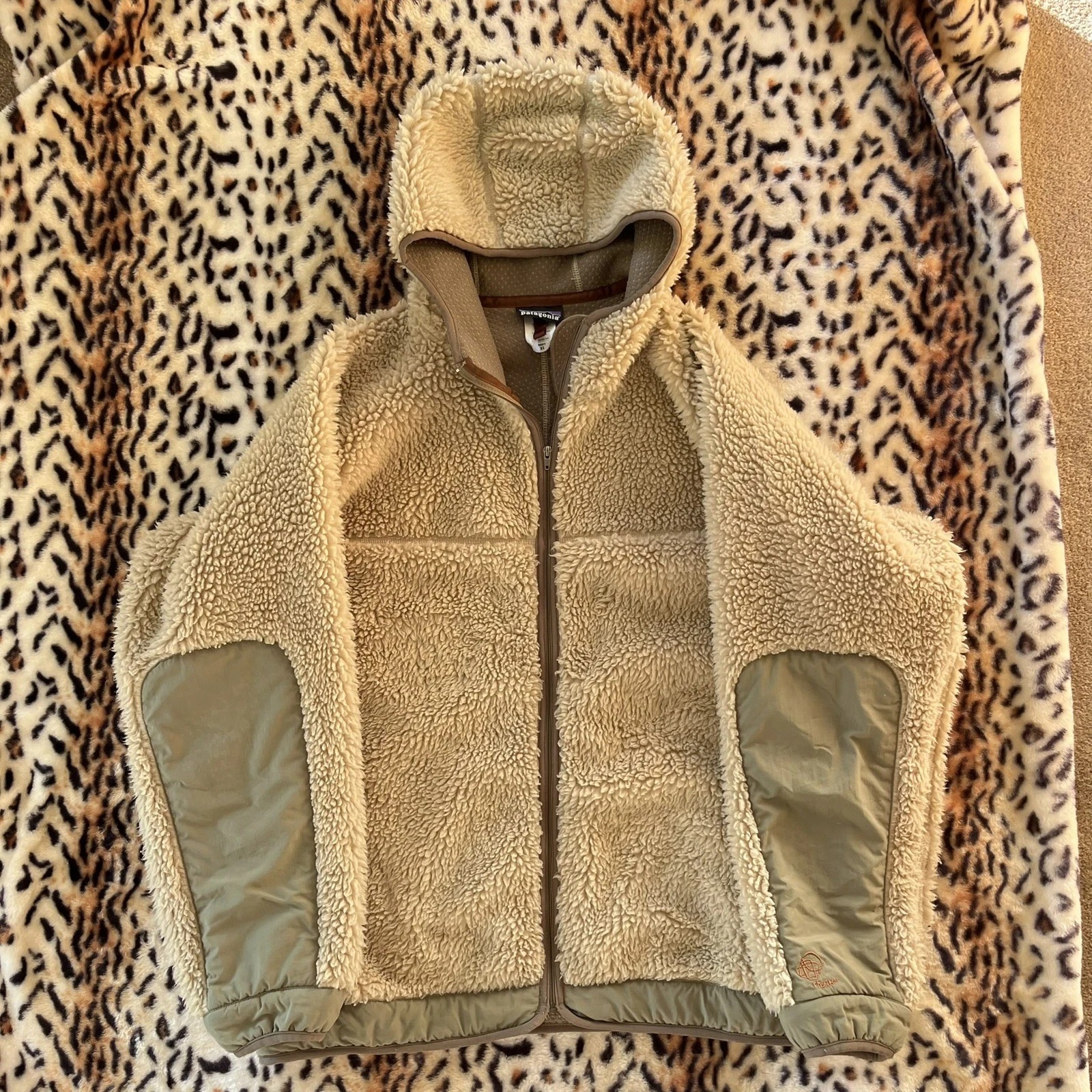 Vintage oatmeal Patagonia Rhythm Jacket 2004 Mens thumbnail 2