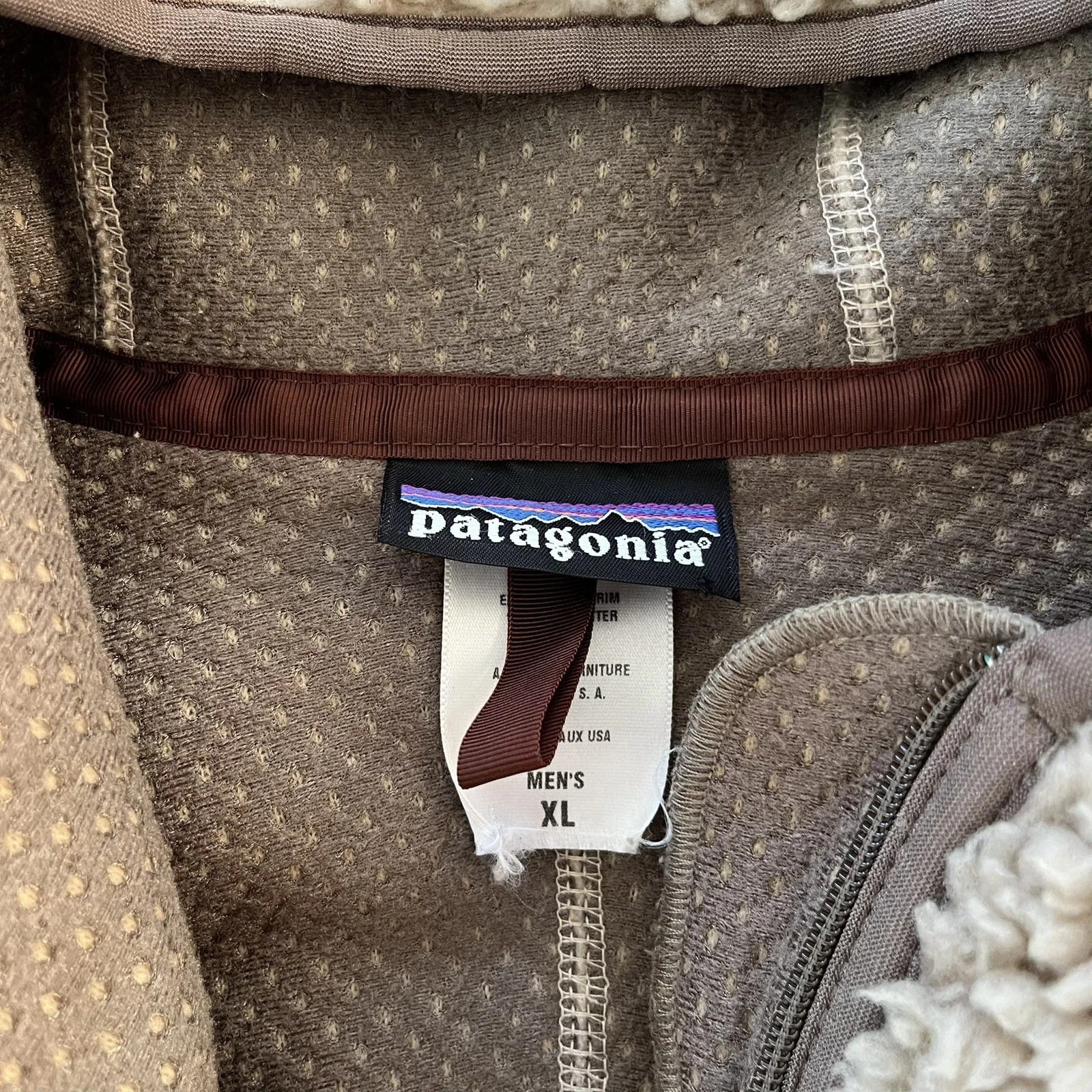 Vintage oatmeal Patagonia Rhythm Jacket 2004 Mens thumbnail 3