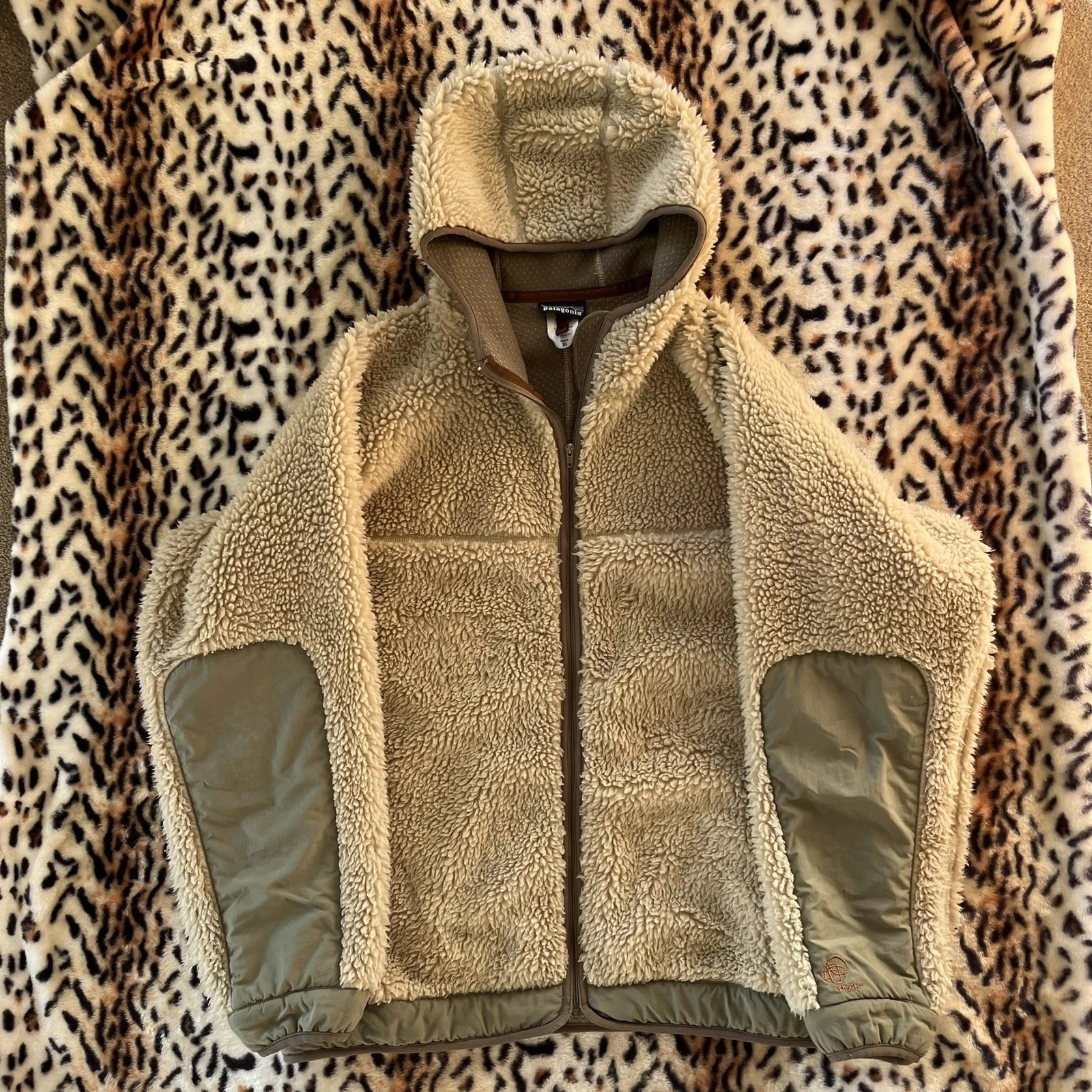 Vintage oatmeal Patagonia Rhythm Jacket 2004 Mens thumbnail 4