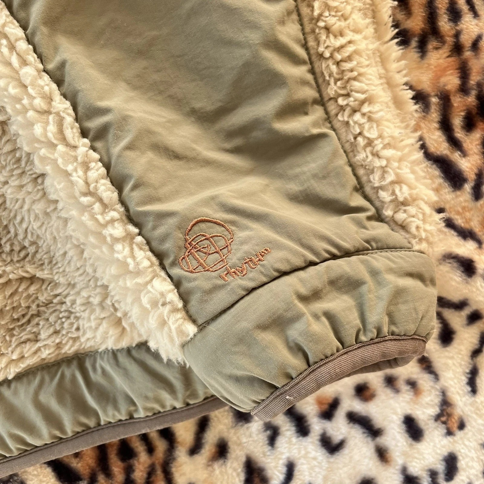 Vintage oatmeal Patagonia Rhythm Jacket 2004 Mens thumbnail 5