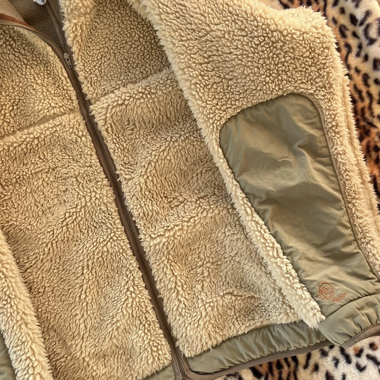 Vintage oatmeal Patagonia Rhythm Jacket 2004 Mens thumbnail 6