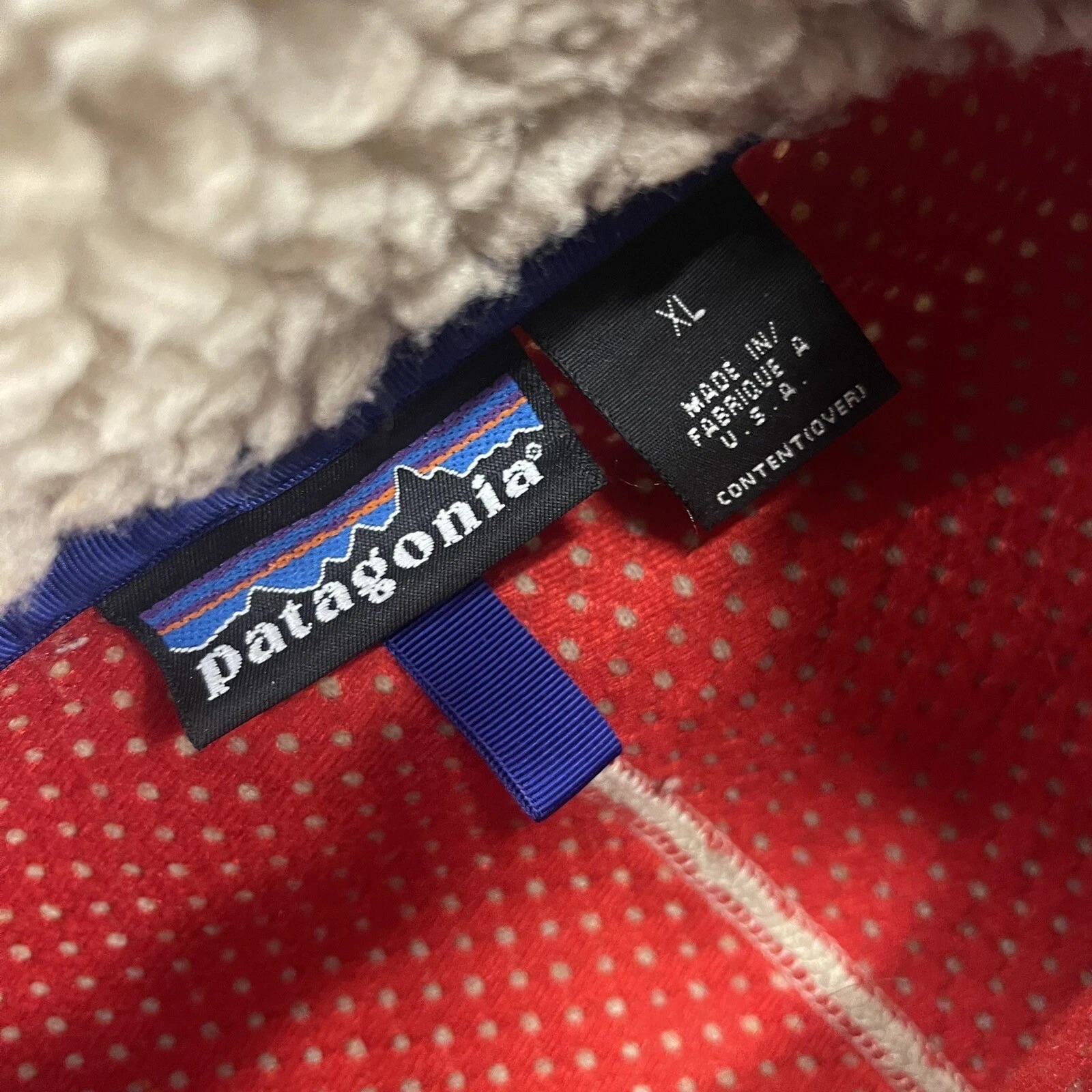 Vintage Patagonia Retro X Deep Pile Fleece Cardigan thumbnail 2