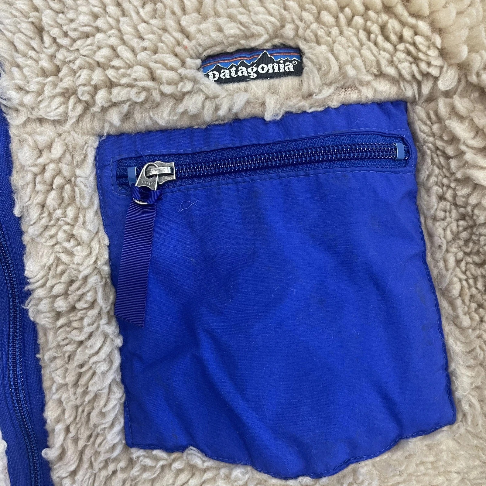 Vintage Patagonia Retro X Deep Pile Fleece Cardigan thumbnail 3