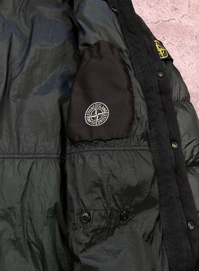Vintage Stone Island Green Casual Puffer Jacket thumbnail 2
