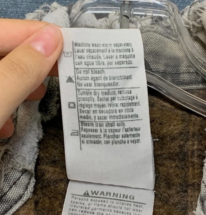 VTG Carhartt Detroit Jacket Mens Small Regular Faded Gray Outdoor Blanket Lined thumbnail 5