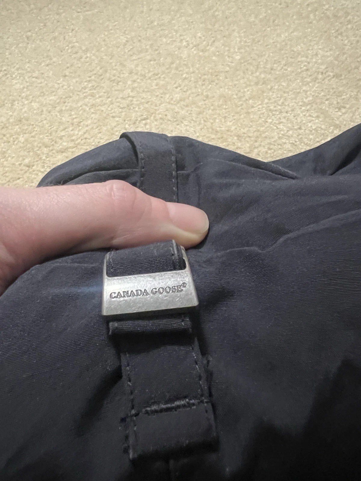 Womans Canada Goose Black Parka thumbnail 3