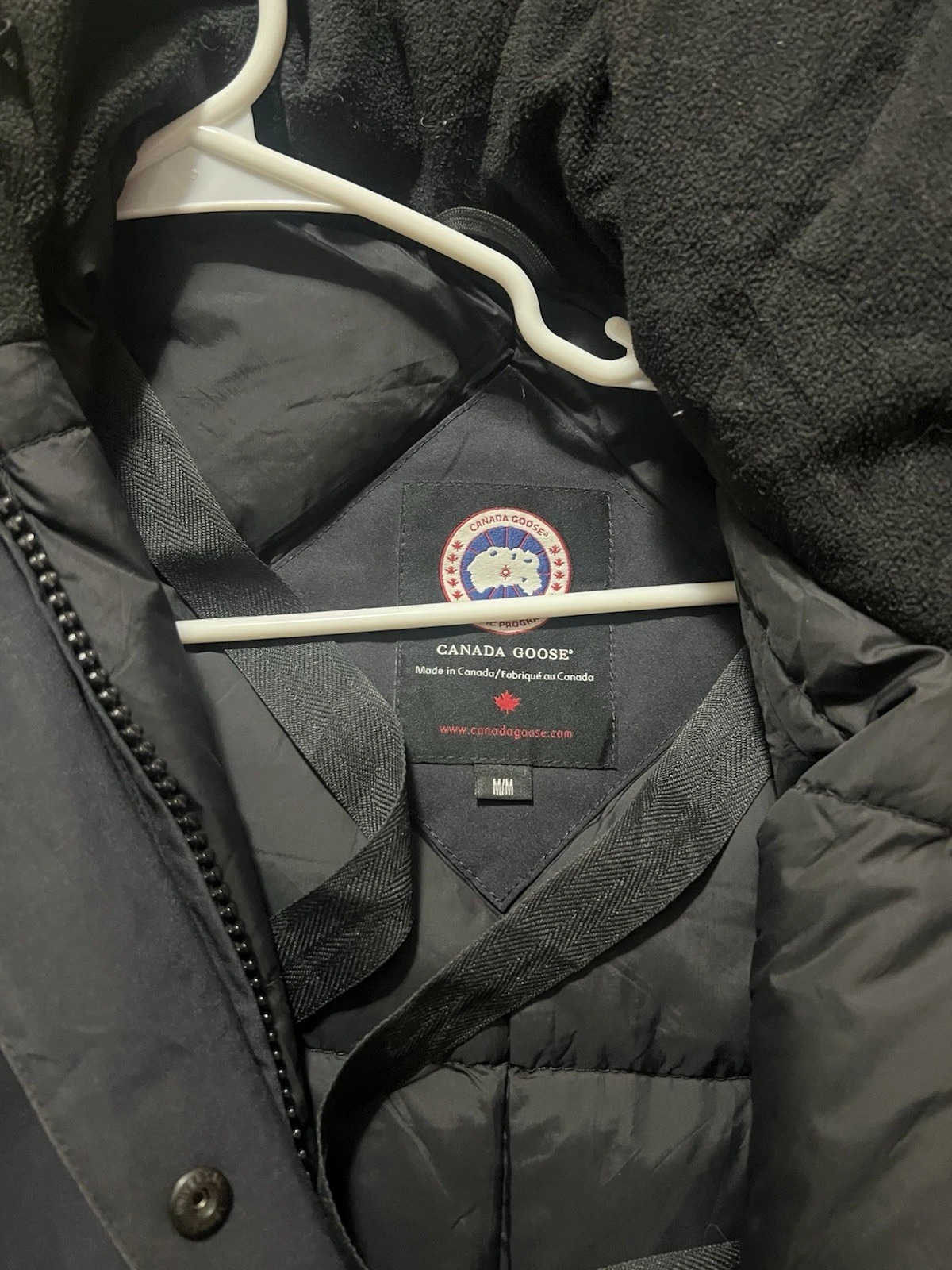 Womans Canada Goose Black Parka thumbnail 5