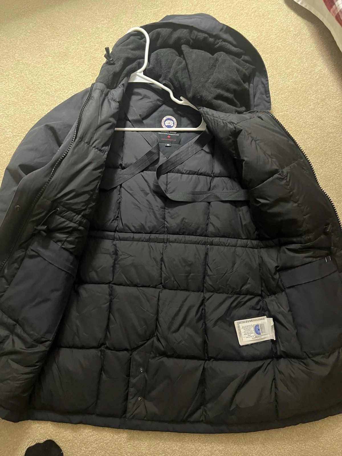 Womans Canada Goose Black Parka thumbnail 7